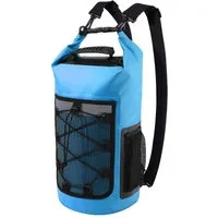 Diwzbyn Reiserucksack Dry Bag 25L Wasserdicht, PVC Rucksack für Outdoor & Wassersport, Rollverschluss, Trockensack für Schwimmen, Strand, Camping & Rafting