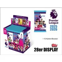 Topps/Merlin Sammelkarte 2025-26 Topps Premier League Booster Display Englisch