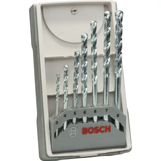 Bosch Steinbohrer-Set CYL-1, 7-teilig, 3, 4, 5, 6, 6, 7, 8 mm - 2607017079