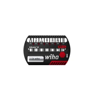 Wiha Bit Set BitBuddy TY-Bit 29 mm Phillips, Pozidriv, TORX 8-teilges Set 1/4 zoll C6,3 - 6 Stück - 42138