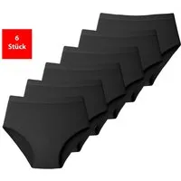 Fashionschmiede Taillenslip Damen Slip im 3 - 6er Pack Baumwolle Unterhose Schlüpfer Maxislip (Packung, 6-St., 6er-Pack) 95 % Baumwolle · Elastisch · Bequem · Atmungsaktiv