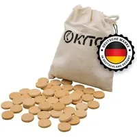 Kyto Lernspielzeug Kyto Bingo Holz Chips 150 hochwertige Holzchips (14x3 mm)