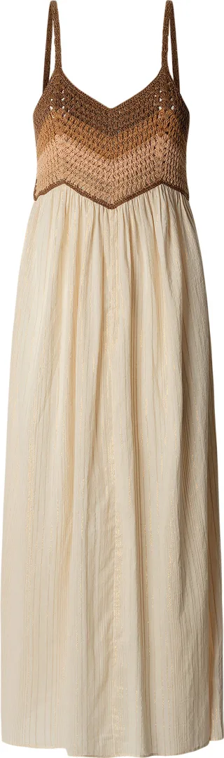 Pepe Jeans Apparel - W11 FIDELA DRESS LACE BEIGE - Gr. - XS