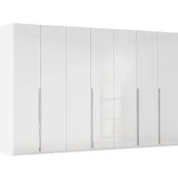 rauch Drehtürenschrank Kleiderschrank Schrank Garderobe Wäscheschrank BESTSELLER MONTCLAR (3 Ausstattungen BASIC/CLASSIC/PREMIUM (SOFT-CLOSE), Breiten 201-400 cm) Front in Glas/Hochglanz/Dekor/Grauspiegel in 5 Breiten MADE IN GERMANY