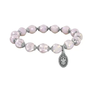 konplott - Armband - Merry Go Round pink/weiß