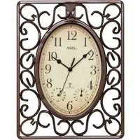 AMS Funkwanduhr F5976 (Quarzuhr,Wohnzimmer,Esszimmer,Küche,Arbeitszimmer,Büro,Flur)