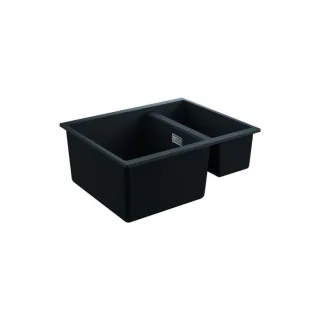 Grohe K500 Komposit-Einbauspüle 31648AP0 555x460mm, 1,5 Becken, granit schwarz