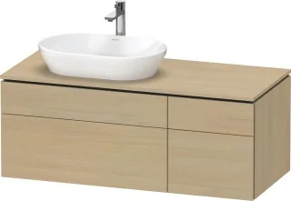 Duravit L-Cube Konsolenwaschtischunterbau wandhängend Mediterrane Eiche Matt 1220x550x482 mm - LC487 LC4876071710000