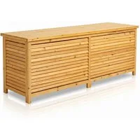 Mucola Auflagenbox Auflagenbox 170CM Kissenbox Holz Gartenbox Gartentruhe Holztruhe (Stück, 1 St., Box), Rostfrei