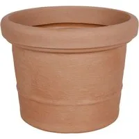 Jelenia Plast Pflanzkübel Pflanztopf Terrakotta 40x30cm Blumentopf Pflanzkübel Blumenkübel Kübel