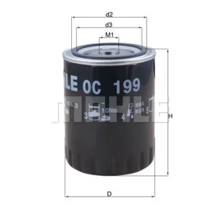 Mahle ?lfilter Renault Clio Rapid 1,9
