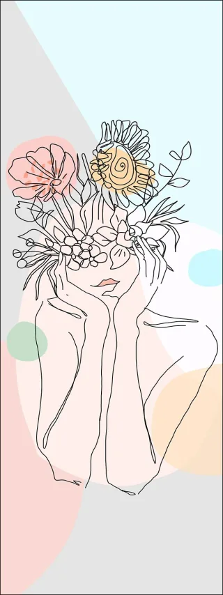 Keilrahmenbild FLOWERS VI