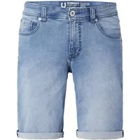 Paddock's 5-Pocket-Jeans PADDOCKS RANGER PIPE BERMUDA bleach used 80195 4109.4820 - LIGHT DENIM