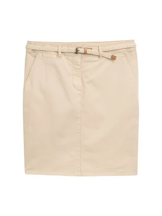 Tom Tailor - Chino Rock mit Gürtel summer beige - Gr. - 36