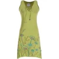 Vishes Tunikakleid Armloses Damen Longshirt-Kleid Mini-Kleid Tunika-Kleid T-Shirtkleid Boho, Goa, Hippie Style