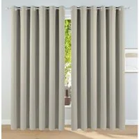 OTTO home Verdunkelungsvorhang Solana (1 St), Ösen, verdunkelnd, Polyester, Vorhang, Gardine, Breite 280 cm, verdunkelnd, einfarbig, Raumteiler