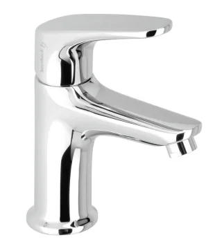 Herzbach LIVING cino Waschtischarmatur s-size mit ablauf chrom, 15.231000.1.01 15.231000.1.01