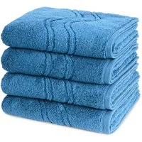 ROSS Handtuch Set Cashmere feeling, Walkfrottee (Spar-Set, 4-St), 4 X Handtuch im Set - Baumwolle - Saugstark