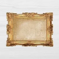 framepad.de Platzset Tischset abwaschbar - Framepad "Florenz" in gold, (1-St., 44 x 32cm), Tischset in eleganter Bilderrahmen-Optik aus erstklassigem Vinyl