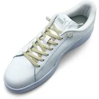 ELANOX Schnürsenkel 4 Stück für 2 Paar Schuhe elastische Schnürsenkel mit Clips, inkl. Enden (Clips) - 8 St. in silber