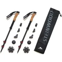 Steinwood Wanderstöcke Trekkingstöcke Damen & Herren - Wanderstock Carbon Ultraleicht mit Ko…