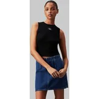 Calvin Klein Jeans Pullunder WOVEN LABEL SWEATER TANK TOP mit Logopatch