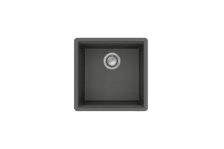 Hansgrohe Einbauspüle S530-F400 manuelle Ablaufgarnitur steingrau, 43361290 43361290