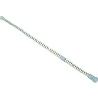 Euroshowers GmbH Duschvorhangstange Teleskopstange aus Edelstahl, ausziehbar 160–290 cm, ø25 mm, Ø 25 mm, Edelstahl