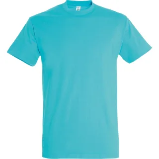 SOLS Mens Imperial Heavyweight Short Sleeve T-Shirt (Blue Atoll)