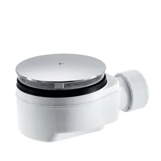 Tres Extra flaches Ventil mit Siphon Mit integriertem Siphon Stöpsel: Ø 118 mm , 104841 104841