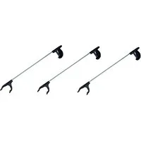 Provance Greifzange Greifzange 76 cm mit magnetischer Spitze Greifhilfe Müllgreifer Alu, 3-tlg.