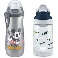 NUK Babyflasche NUK Sports Cup 450ml + Contigo Easy Sip Cup, Skater 420ml Vorteilset