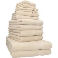 Betz Handtuch Premium Handtuch-Set Handtücher 12-tlg –hohe Grammatur, 100% Baumwolle (Set, 12-St), Duschtücher, Handtücher, Gästetücher & Waschhandschuhe