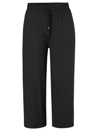VIA APPIA DUE - Hose 7/8 weites Bein schwarz - Gr. - 44