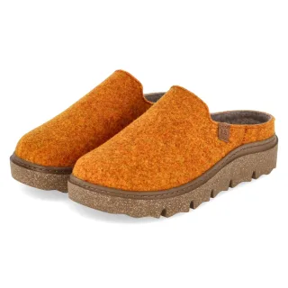 Josef Seibel Pantoffeln CARMAUX 01 - Gr. 37 - Orange - Filz