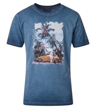 CASAMODA - T-Shirt blau - Gr. - XXL