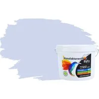 RyFo Colors Wand- und Deckenfarbe Manufakturweiß Violetttöne, 1 L reicht für ca. 8 m², Deckkraft-/Nassabriebklasse 1, matt, atmungsaktiv, für Innenräume