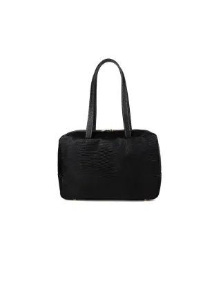 Giulia Monti Schultertasche Schwarz