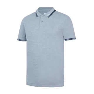 Firetrap - "Lazer" Poloshirt für Herren, Baumwolle (Grau meliert)