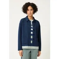 Olsen Sweatjacke mit Hemdblusenkragen