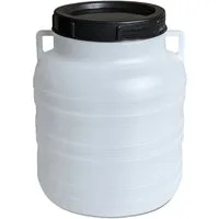 Plasteo Regentonne Weithalsfass Lebensmittelecht BPA-Frei Sauerkrautfass BPA-Frei, 10 l, BPA-Frei