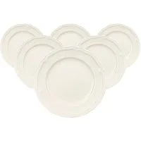 Villeroy & Boch Frühstücksteller Manoir Frühstücksteller ø 20,7 cm 6er Set, (6 St)