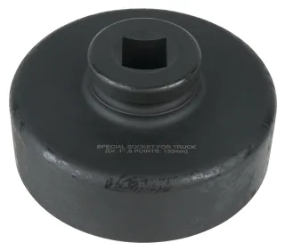 KS Tools 1" Achsmuttern-Schlüssel, 8-kant, kurz, 130 mm - 460.3340