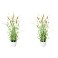 Kunstgras Grasbusch Lagurus Gras, Creativ green, Höhe 40 cm