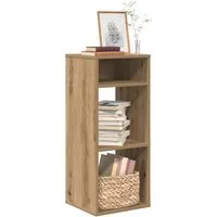vidaXL Bücherregal, Bücherregal Artisan-Eiche 34x31x80 cm Holzwerkstoff