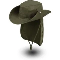 normani Outdoorhut Buschhut Outback Schlapphut mit Nackenschutz Fischerhut Sommerhut Strandhut Wanderhut
