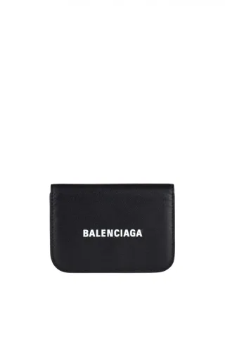 Balenciaga Mini Kartenetui Cash Schwarz