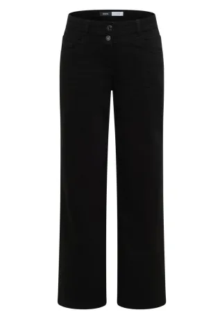 Cecil - Wide Leg Jeans - Neele schwarz - Gr. - 25/30
