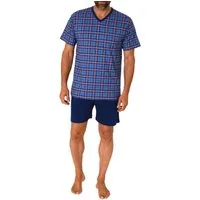 Normann Pyjama Normann Herren kurzarm Schlafanzug Shorty Pyjama - auch in Übergröße