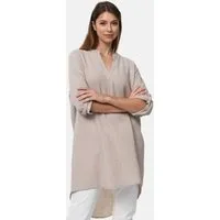 Rayshyne Longbluse PM-10 (Romantische Musselin Oversized Tunika in Einheitsgröße)